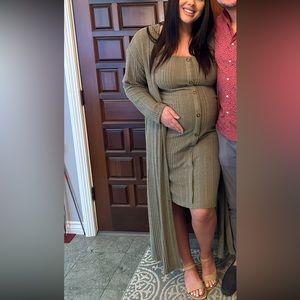 Dress & Cardigan